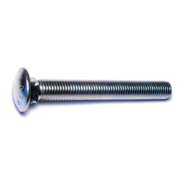 Midwest Fastener 3/4"-10 x 6" Zinc Plated Grade 2 / A307 Steel Coarse Thread Carriage Bolts 20PK 01188